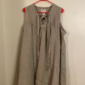 Rachel Zoe Khaki Baby doll dress